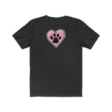 2021 LV Maltese w/ Heart Paw Back FBC Unisex Jersey Short Sleeve Tee