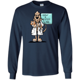 Veterinarian Hound Gildan LS Ultra Cotton T-Shirt - The Bloodhound Shop