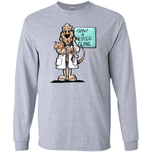 Veterinarian Hound Gildan LS Ultra Cotton T-Shirt - The Bloodhound Shop