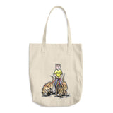 Three Rescue Hounds Cotton Tote Bag - The Bloodhound Shop