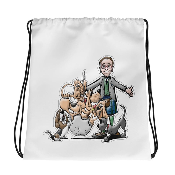 Tim's Wrecking Ball Crew With Tim Drawstring bag - The Bloodhound Shop