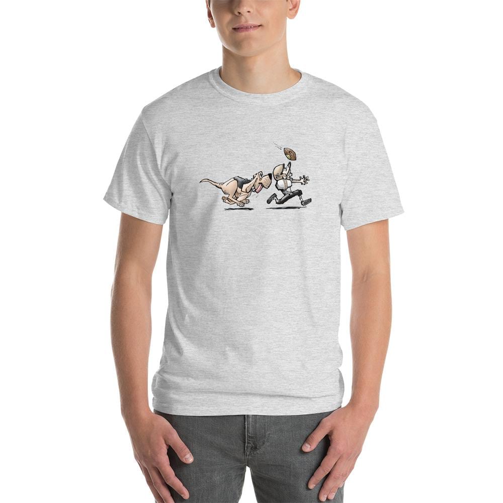 Football Hound Saints Short-Sleeve T-Shirt The Bloodhound Shop White / L