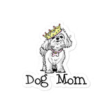 Maltese- Dog Mom FBC Bubble-free stickers - The Bloodhound Shop