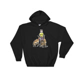 Three Rescue Hounds Hoodie - The Bloodhound Shop