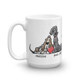 Tim's Freddie/Basil Love Mug - The Bloodhound Shop