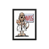 AVES Framed poster - The Bloodhound Shop